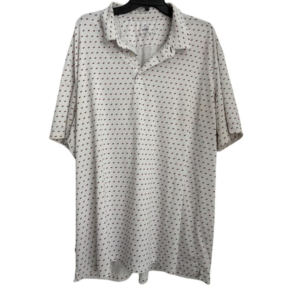 Mens Mizzen & Main Performance Golf Polo Size XXL
